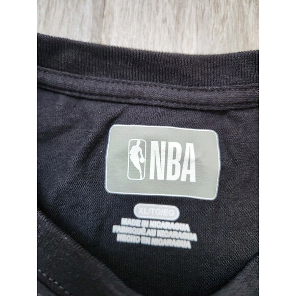 VTG NBA Indiana Pacers T Shirt Black Crewneck Short Sleeve Basketball Sz XL EUC - Picture 3 of 6